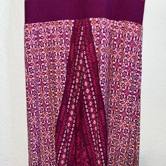 Athleta Dress Womens Small Rio Maxi Raspberry Persia Sleeveless Stretch Pullover - Picture 2 of 12